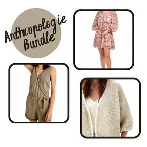 ANTHROPOLOGIE 3 PIECE BUNDLE!!